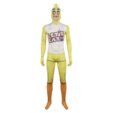 Film FNAF Chica Jumpsuit Five Nights at Freddy's Cosplay Karneval Kostüm